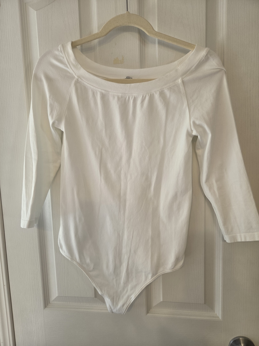 Wolford White 3/4 Sleeve Top
